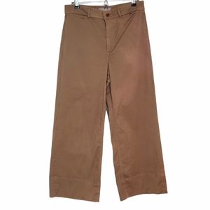 Everlane lightweight wide leg pants tan 10